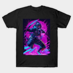 Neon ninja art T-Shirt